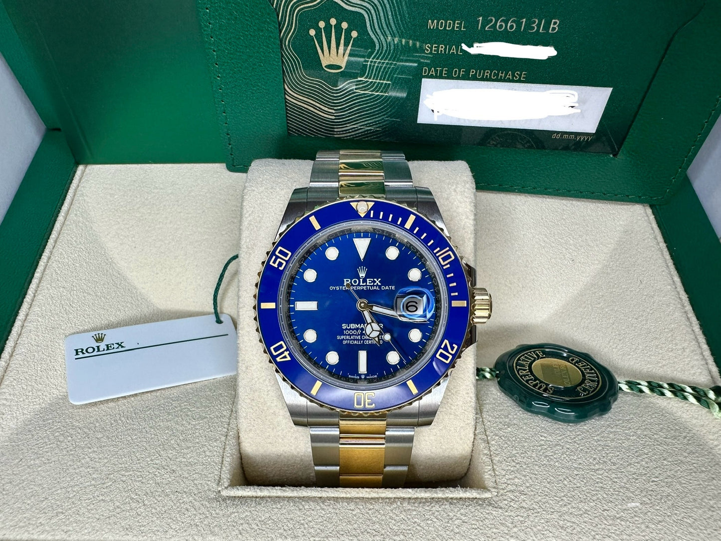 Rolex Submariner 41mm Two Tone "Bluesy"