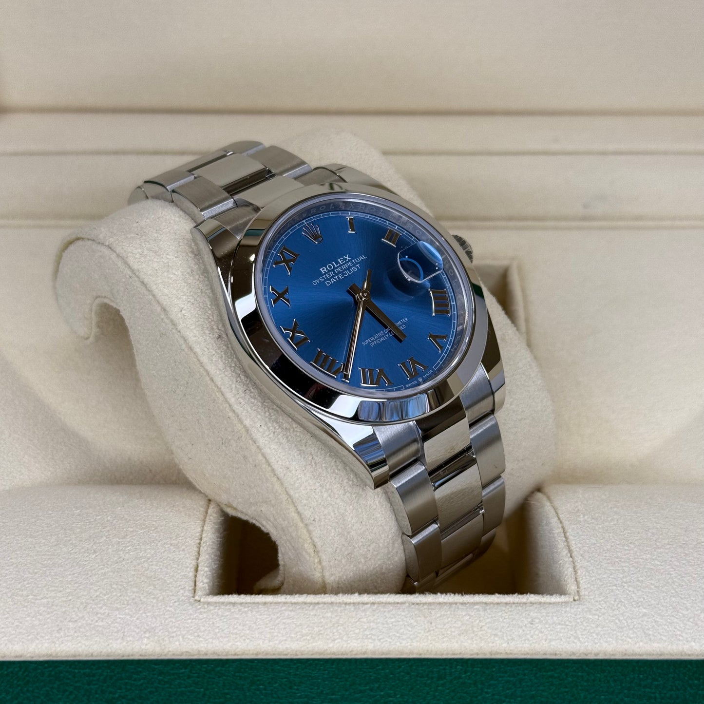Blue Roman Dial Date Just 41