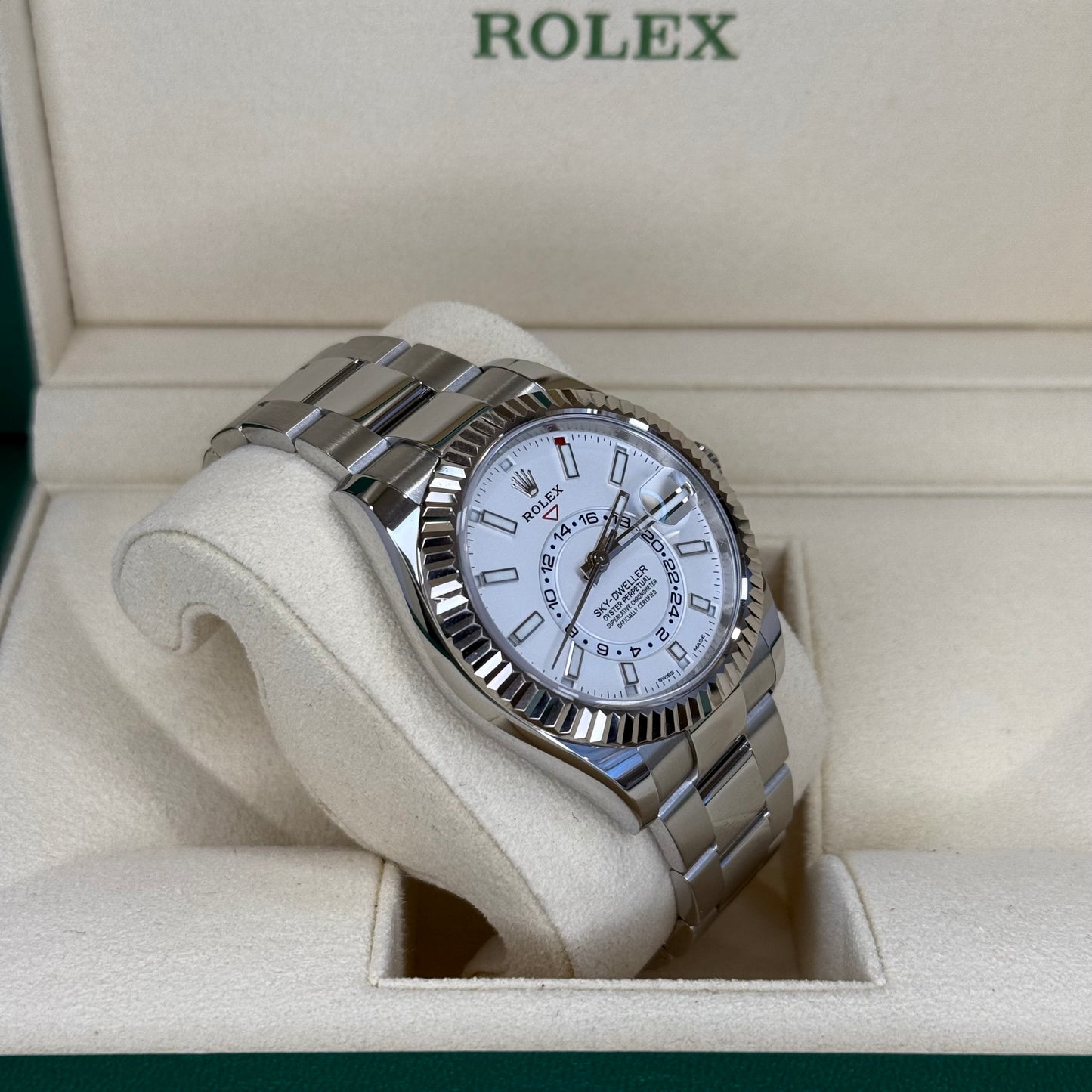 White Rolex Skydweller