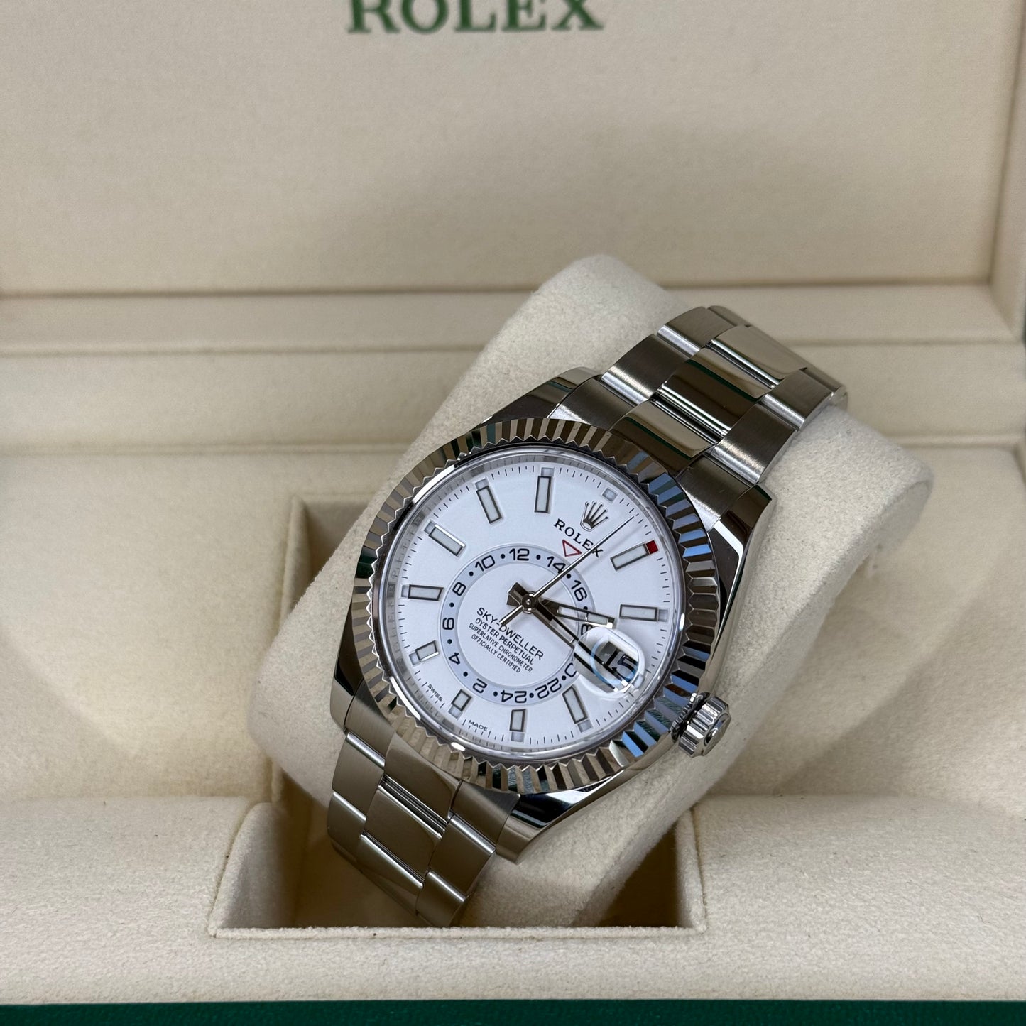 White Rolex Skydweller