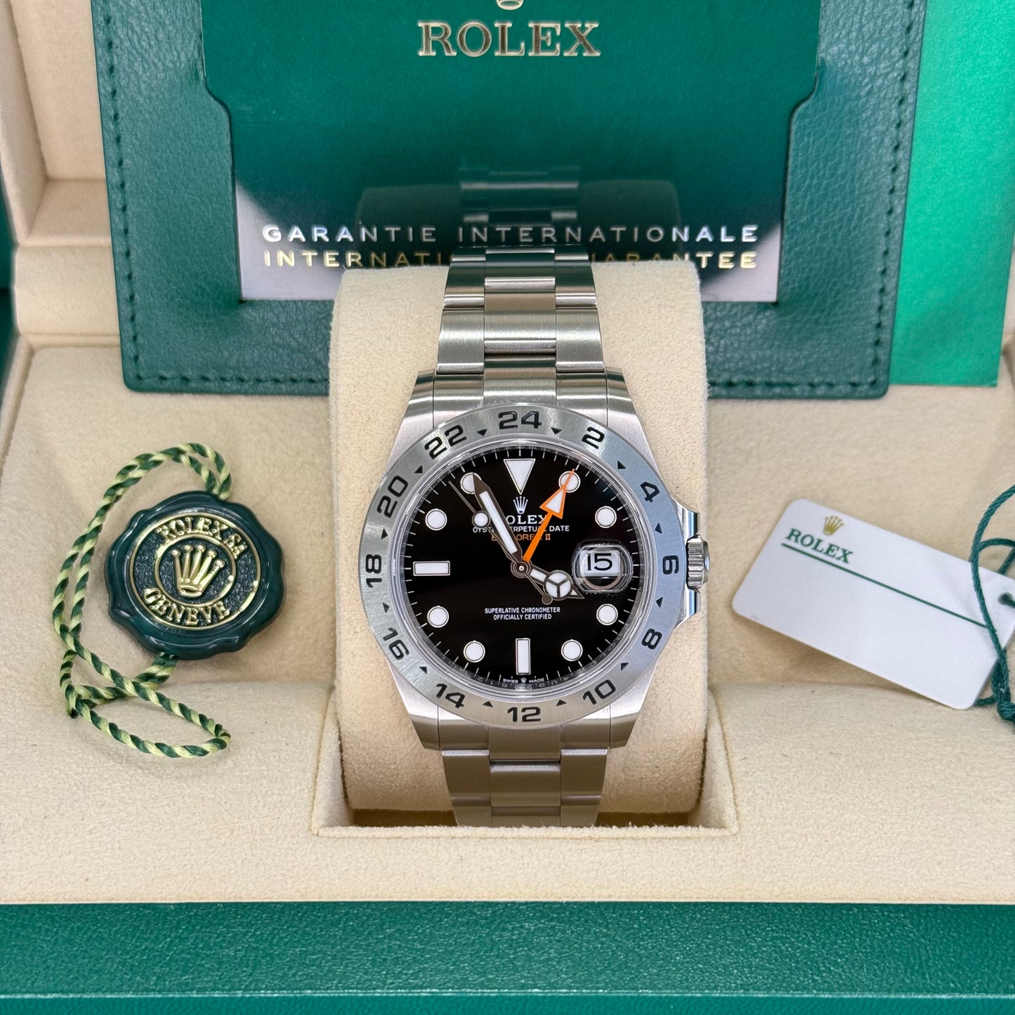 Black Rolex Explorer 2 42mm