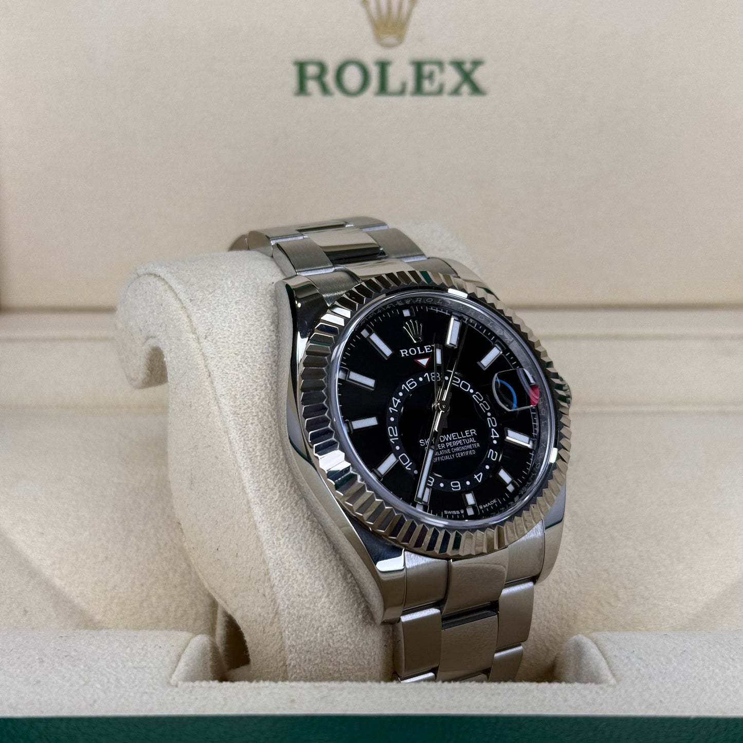 Rolex Sky Dweller Black Dial Oyster