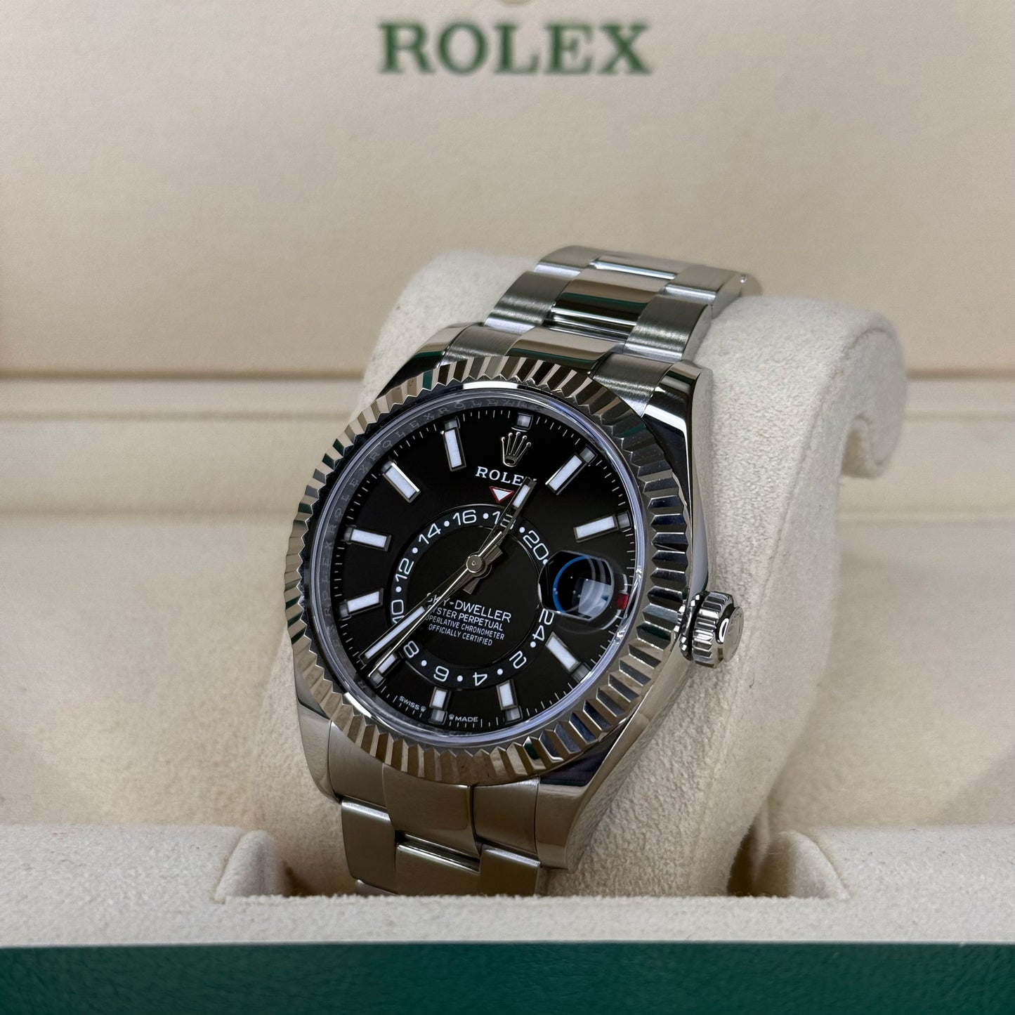 Rolex Sky Dweller Black Dial Oyster