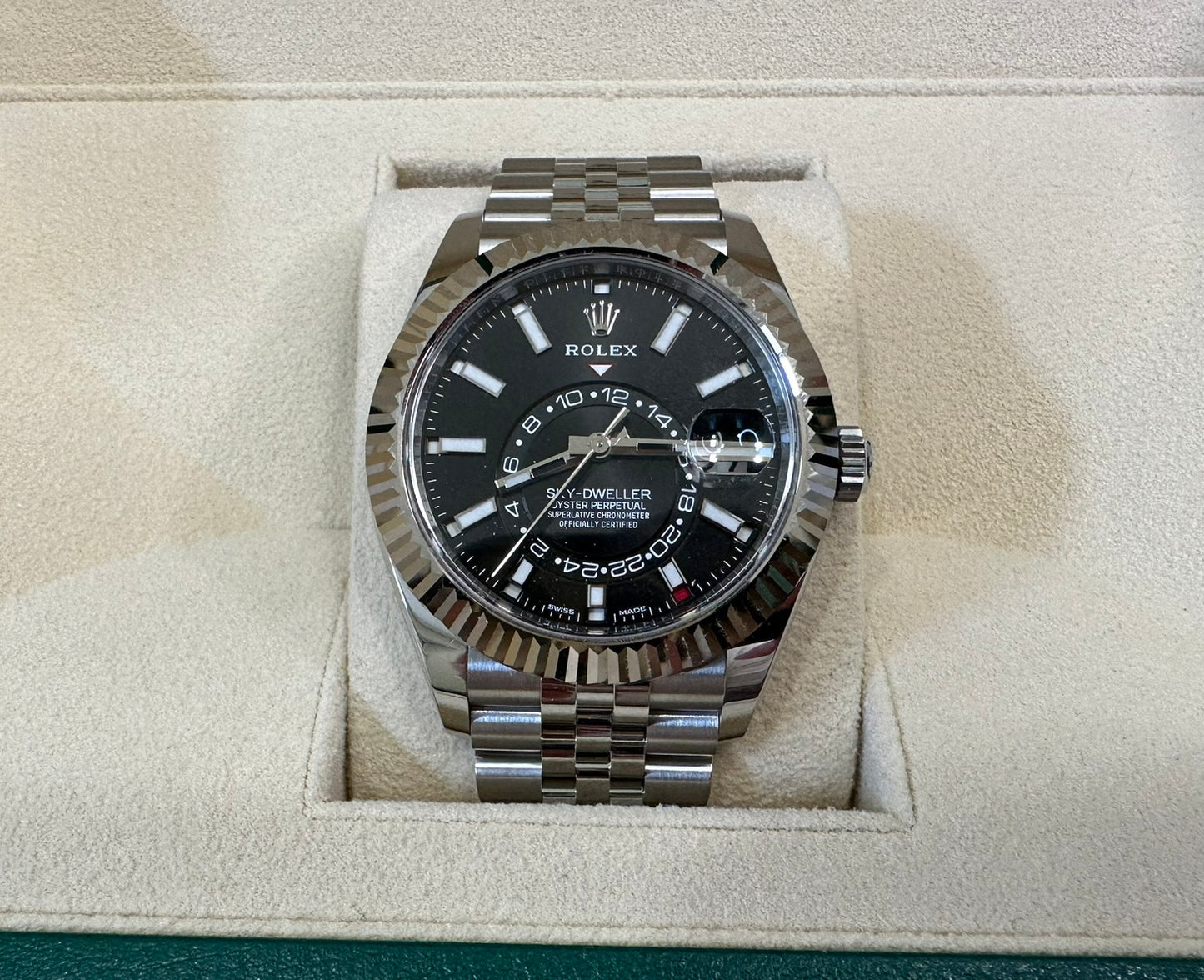 Rolex Sky Dweller Black Dial Jubilee