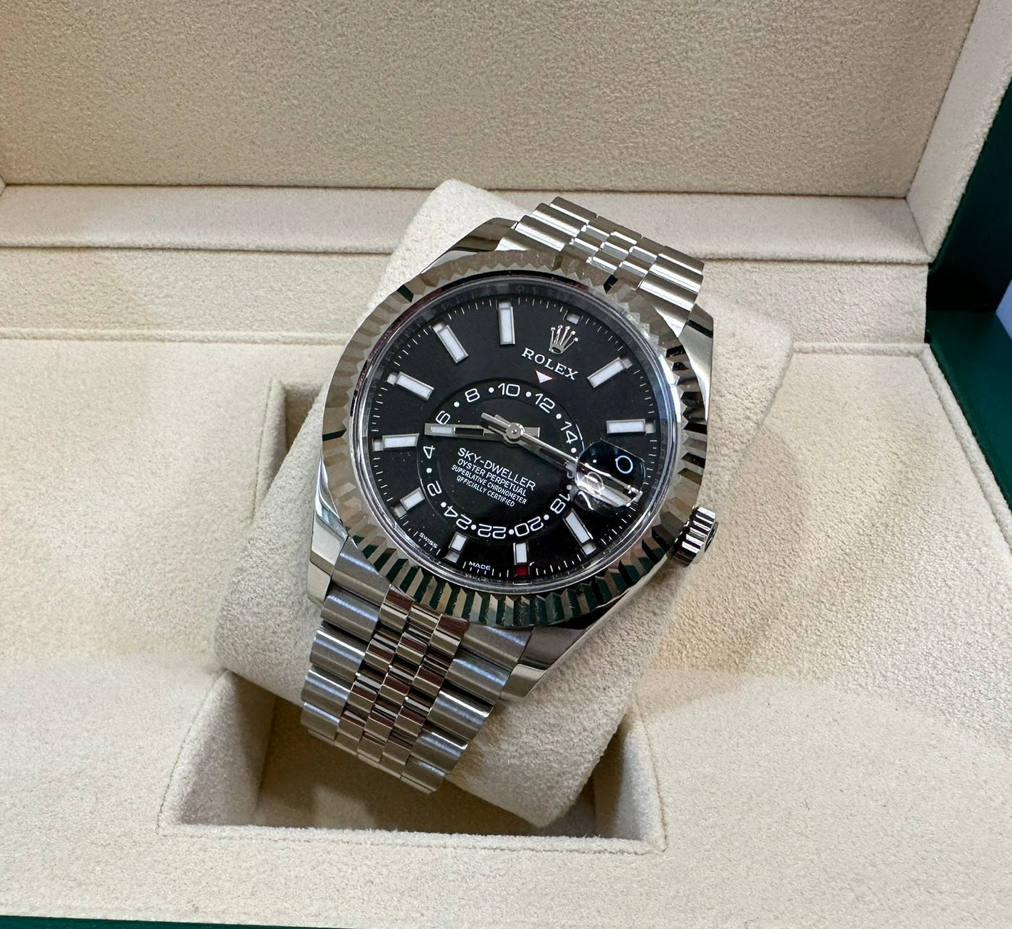 Rolex Sky Dweller Black Dial Jubilee