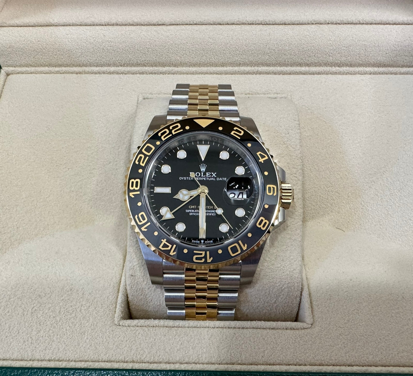 Rolex GMT Master II 126713GRNR Two Tone