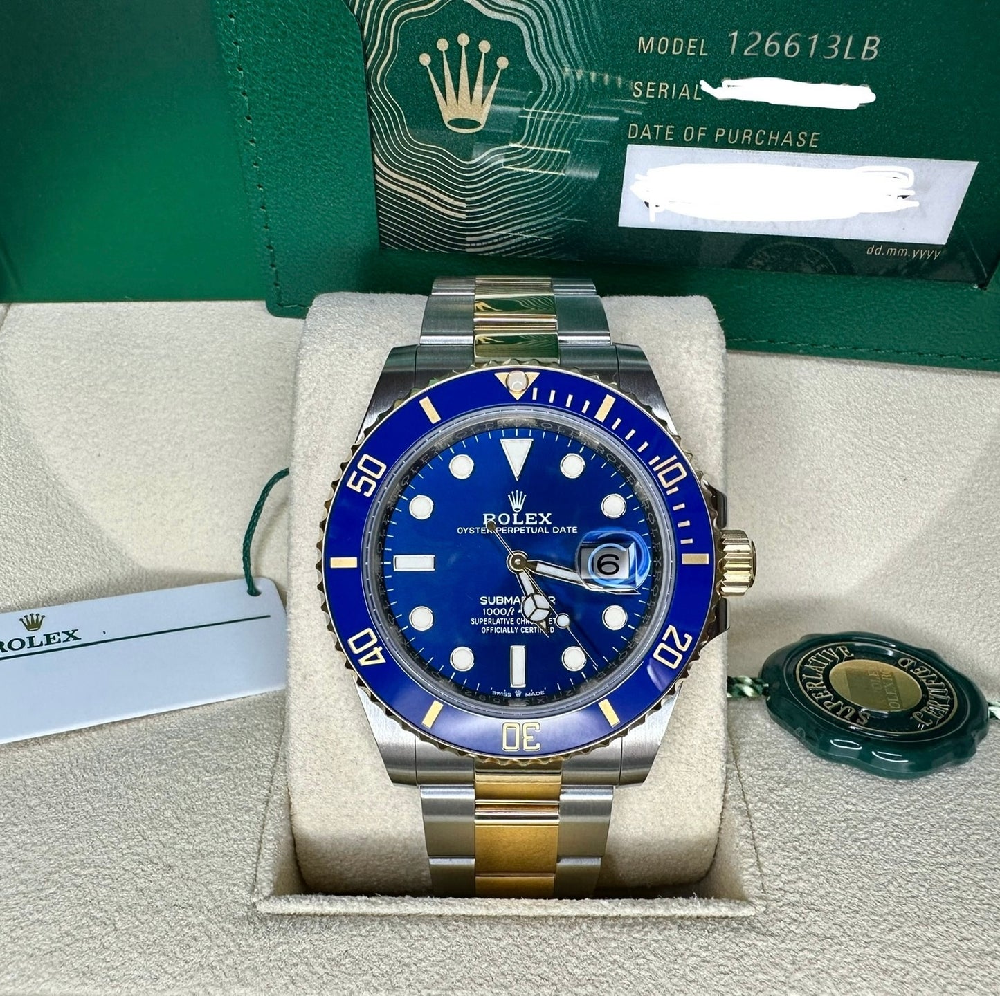 Rolex Submariner 41mm Two Tone "Bluesy"