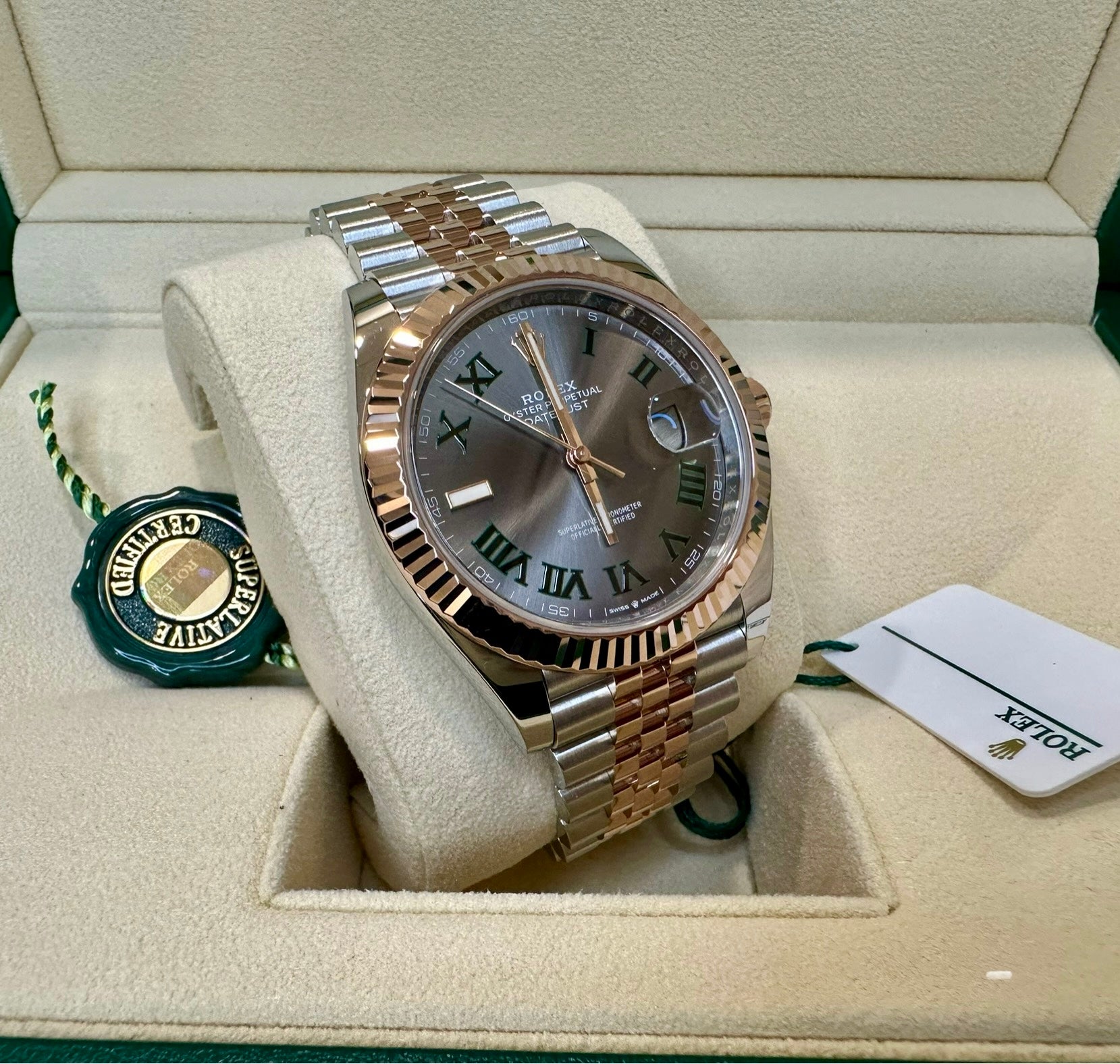 Rolex wimbledon two discount tone