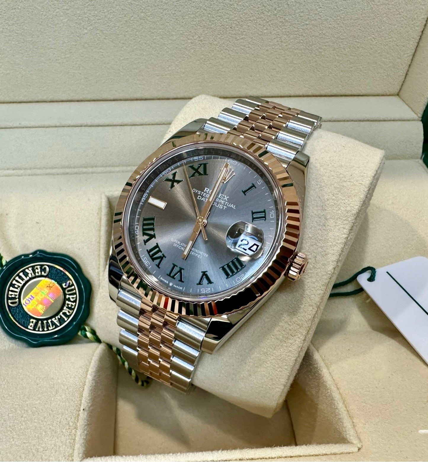 Rolex Datejust 41 Two Tone "Wimbledon"