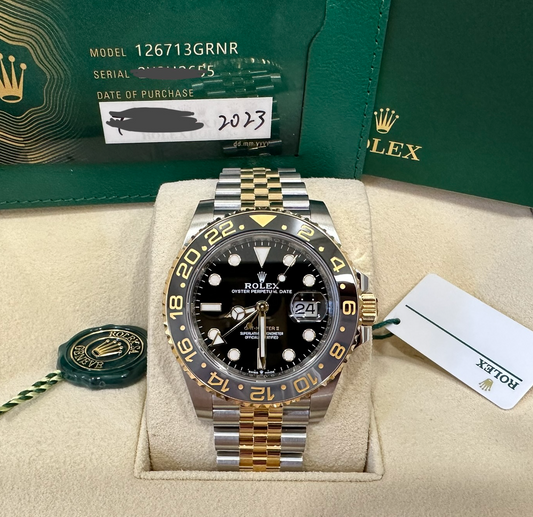 Rolex GMT Master II 126713GRNR Two Tone