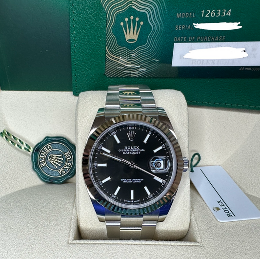 Rolex Datejust Black Dial